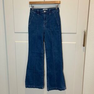 Harper Heritage High‎ Rise Bootcut Jeans Women's Size 26 Blue Denim Hippie 70s